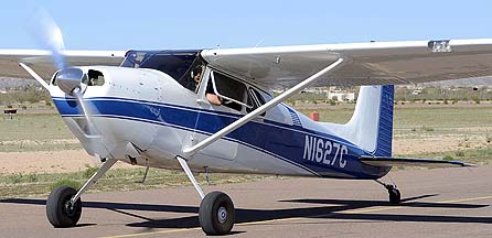 Cessna 180 N1627C, Cactus Fly-in, March 3, 2012